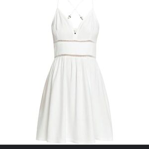 Roxy White Backless Dress XS
